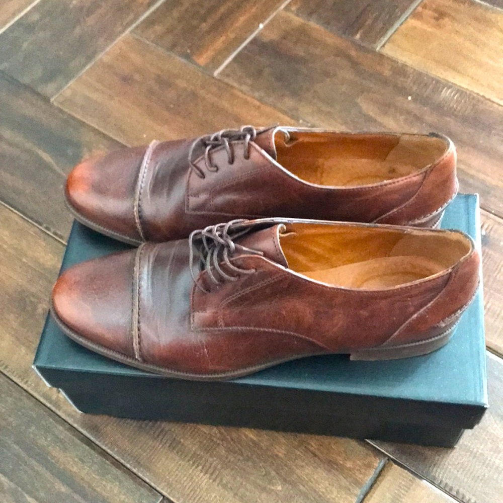 Madewell Brown Oxfords, size 8